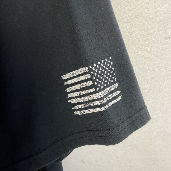 Rothco Distressed US Flag Mens Size 3XL Black Long Sleeve T Shirt - Picture 5 of 10